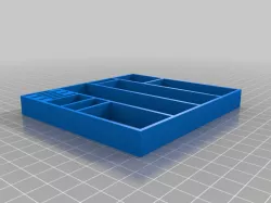 Marker / Token tray for 25mm square for Mansions of Madness