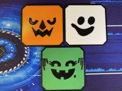 McDonalds Boo Bucket Coasters