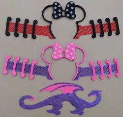 Minnie Mouse, Dragon and Flowers Ear savers
