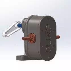 Mock Industrial Flange 12mm Pipe Prop