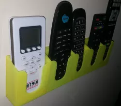 Modular Expandable Remote Control Wall Mount Rack