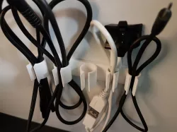 Modular magnetic cable holder