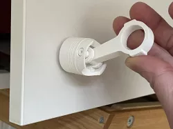 Moving Piston & Conrod Door Handle / Cabinet Knob