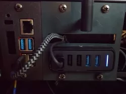 MP-1 Mount for USB Charger,  Sonoff ZBDongle-E and Cable pass through