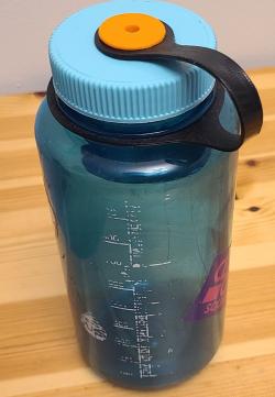 Nalgene 1L bottle cap strap repair by Open Hardware Designs, Download free  STL model