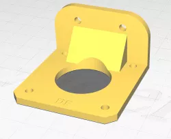NEMA17 support (Z axis) for the bad CTC a13 printer.