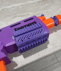 Nerf Fortnite AR-L Extended Battery Tray w/ Picatinny tri-rail foregrip