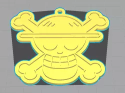 One piece Luffy Keychain