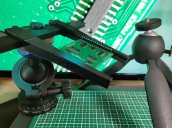 PCB Vise for 1/4"-20 Camera thread mounts