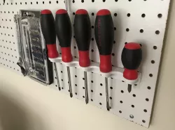 Pegboard Hooks N' Holders