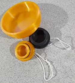 Plugs and Head Cover for the KISS Sidewinder Rebreather