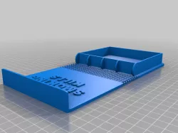 Print-in-place Cigars Box with fabric hinge cover and easy lock