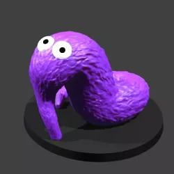Pulled Worm On A String