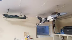 Rc plane ceiling hanger