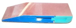 Sanding block for belt sander belts