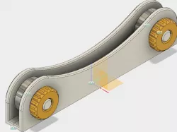 Simple table top spool holder
