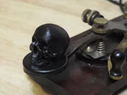 Skull knob for J38 style keys