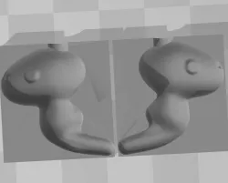 SnakeAlienFetus Silicone Mold