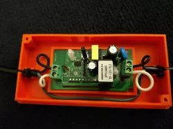 Sonoff basic enclosure for different types of power cables