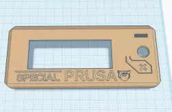 Special Prusa LCD cover (Bad Bear style)