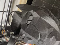 squid game front man mask, MK3S sliced