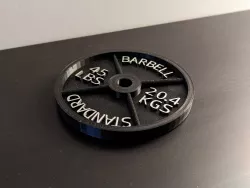 Standard Barbell 45lb Plate Coaster