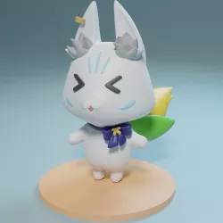 Sukon Bu - Hololive Shirakami Fubuki Overseas Mascot