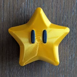 Super Mario Galaxy Power Star: Print-Friendly
