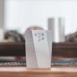 Twisted Hexagon Pencil Holder