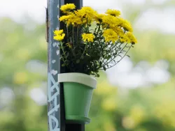 US street post Planter