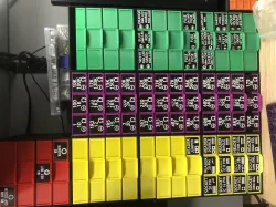 Various Size Stackable Resistor Storage Box - Labels