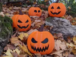 Vase mode Jack-o'-lantern