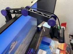 VESA webcam arm for tabletop games