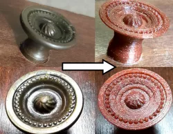 Vintage Ornate Knob