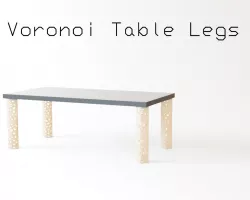 Voronoi Table Legs