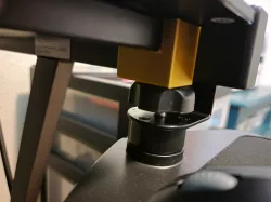 Walker Edison Ellis glass desk support block for clamps