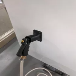 Washdown Hose Holster for Milling Machine