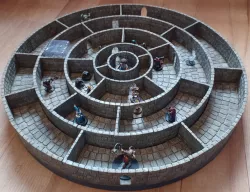 WDhex Revolving Labyrinth - base construction