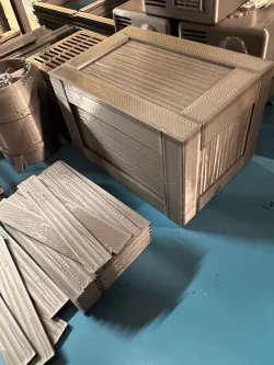 Wooden Crates and Lumber