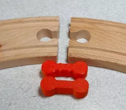 Wooden Train Track Connector