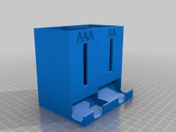 102% AA & AAA Battery Holder