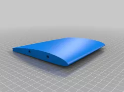 3D Printed Flying Fish Aerobatic Glider Test Part