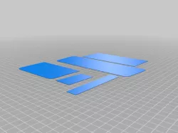 3D Sets Landy Hardtop Glass Templates