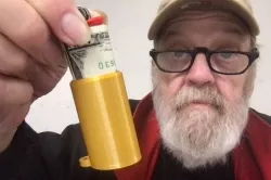 Bic Lighter cover short holds cash & pills