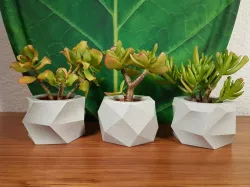 Blocky Planter Flower Pot 