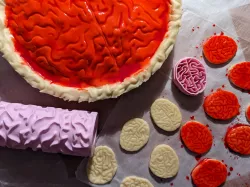 Brain Texture Roller Cookie Cutter
