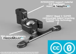 c920 ballsocket mount for 2020ext (VORON COMPATIBLE)