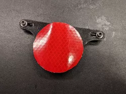 Cat eye bicycle spoke reflector
