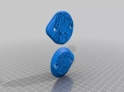 Cookie G4 Skydive Helmet Side plates - Disaster Arts