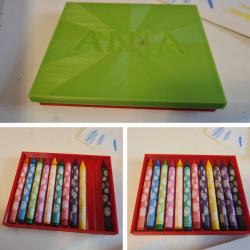 Crayon Box 3D Folding Project Graphic by thesaltyyankee · Creative Fabrica